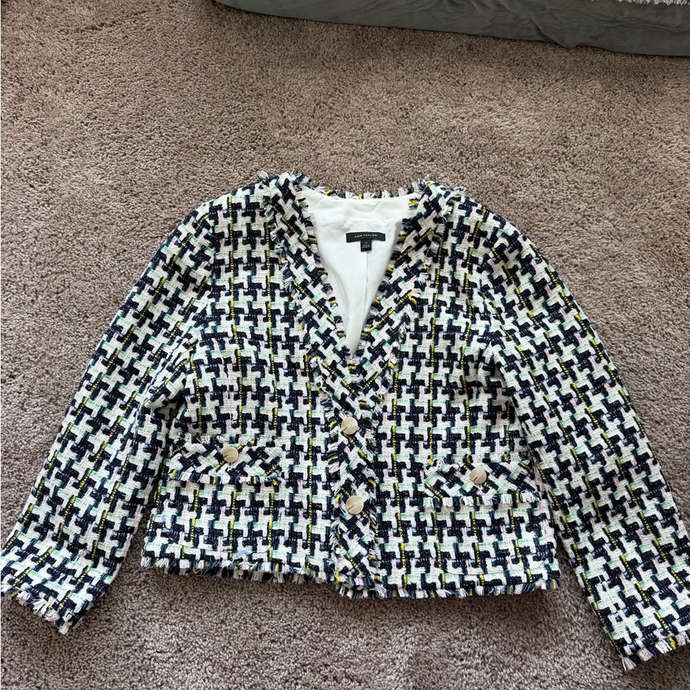 Ann Taylor Tweed Blazer